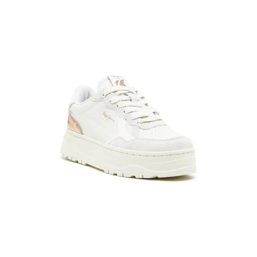 Pepe Jeans London Skórzane sneakersy KORE SUN ze sklepu Gomez Fashion Store w kategorii Buty sportowe damskie - zdjęcie 173078224