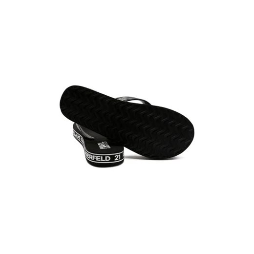 Karl Lagerfeld Japonki KOSTA MNS Maison Border Thong Karl Lagerfeld S okazyjna cena Gomez Fashion Store