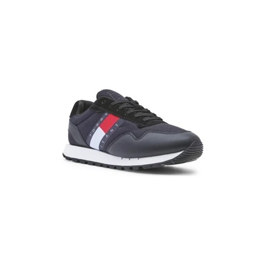 Tommy Jeans Sneakersy RETRO | z dodatkiem skóry Tommy Jeans 46 Gomez Fashion Store okazja