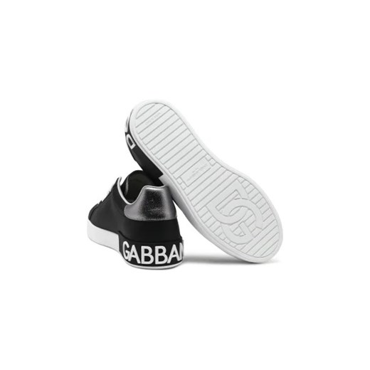 Dolce & Gabbana Skórzane trampki Dolce & Gabbana 40 Gomez Fashion Store promocyjna cena