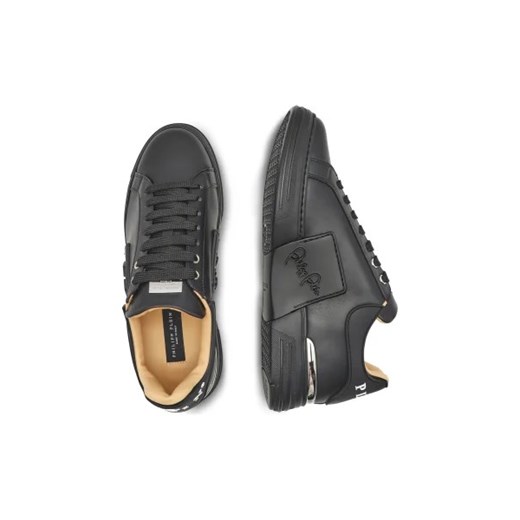 Philipp Plein Skórzane trampki 45 wyprzedaż Gomez Fashion Store