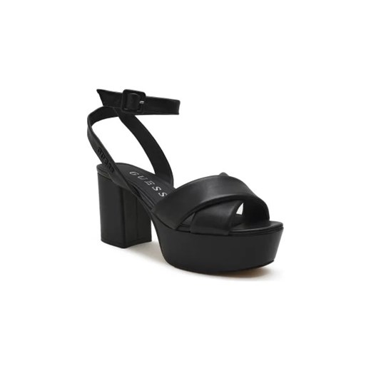 Guess Skórzane sandały na słupku ze sklepu Gomez Fashion Store w kategorii Sandały damskie - zdjęcie 173083243