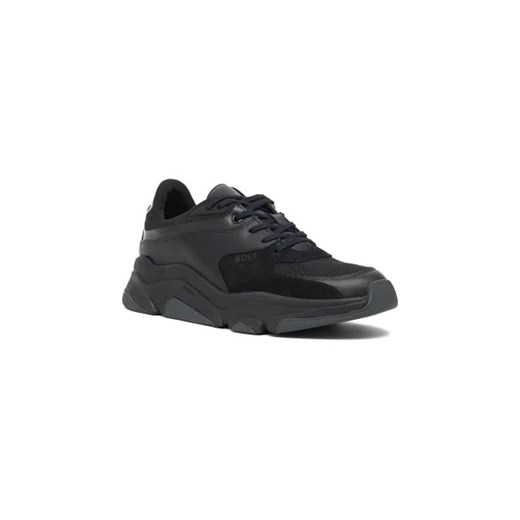 BOSS BLACK Sneakersy Asher_Runn_mx | z dodatkiem skóry ze sklepu Gomez Fashion Store w kategorii Buty sportowe męskie - zdjęcie 173085562