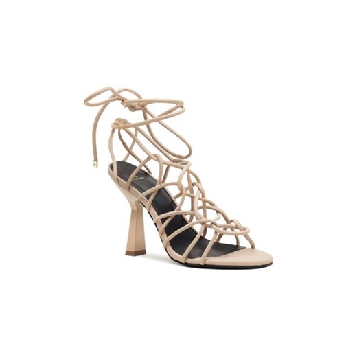 Patrizia Pepe Skórzane sandały na słupku ze sklepu Gomez Fashion Store w kategorii Sandały damskie - zdjęcie 173086022