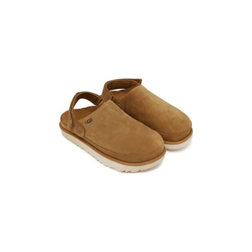 Kapcie damskie UGG skórzane casualowe 