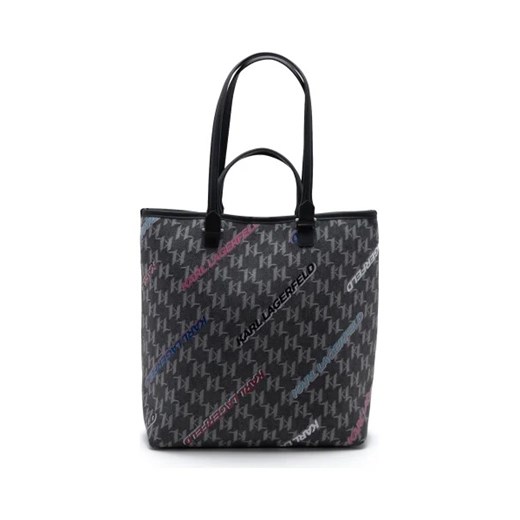 Karl Lagerfeld Shopperka K/MONOGRAM DNM | z dodatkiem skóry ze sklepu Gomez Fashion Store w kategorii Torby Shopper bag - zdjęcie 173087881