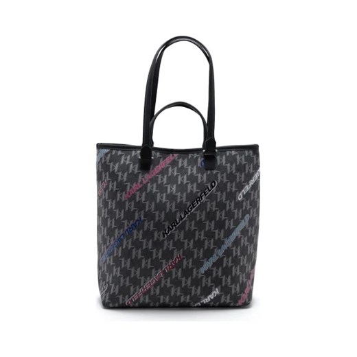 Karl Lagerfeld Shopperka K/MONOGRAM DNM | z dodatkiem skóry Karl Lagerfeld One Size promocyjna cena Gomez Fashion Store