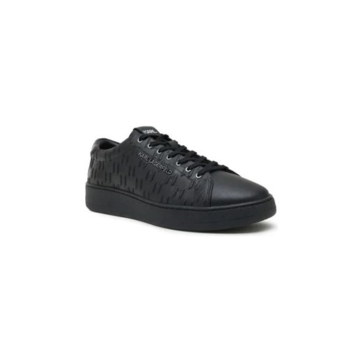 Karl Lagerfeld Skórzane sneakersy KOURT III Monogram Emboss Lo Karl Lagerfeld 43 promocyjna cena Gomez Fashion Store