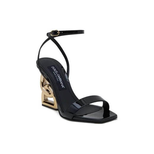 Dolce & Gabbana Skórzane sandały na słupku ze sklepu Gomez Fashion Store w kategorii Sandały damskie - zdjęcie 173088102