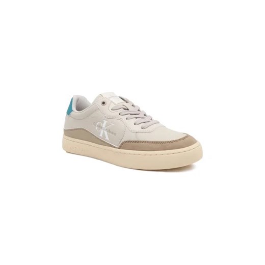 CALVIN KLEIN JEANS Skórzane sneakersy CLASSIC CUPSOLE LOW LTH ML FAD ze sklepu Gomez Fashion Store w kategorii Buty sportowe męskie - zdjęcie 173089383