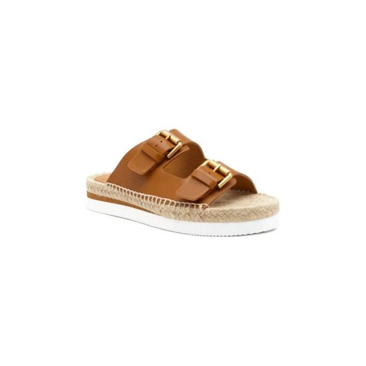 See By Chloé Skórzane klapki GLYN ze sklepu Gomez Fashion Store w kategorii Klapki damskie - zdjęcie 173089760