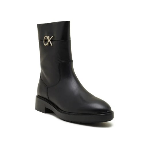 Calvin Klein Skórzane botki ze sklepu Gomez Fashion Store w kategorii Botki - zdjęcie 173090563