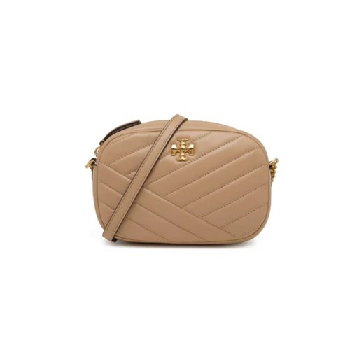 TORY BURCH Skórzana listonoszka Kira Chevron Camera ze sklepu Gomez Fashion Store w kategorii Listonoszki - zdjęcie 173092233