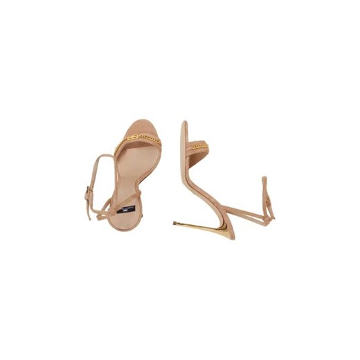 Elisabetta Franchi Skórzane sandały na szpilce Elisabetta Franchi 36 okazyjna cena Gomez Fashion Store