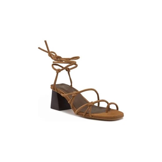 Alohas Skórzane sandały na słupku ze sklepu Gomez Fashion Store w kategorii Sandały damskie - zdjęcie 173092540