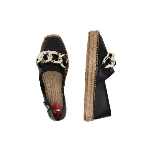 Love Moschino Skórzane espadryle Love Moschino 40 okazja Gomez Fashion Store