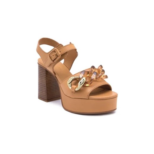 See By Chloé Skórzane sandały na słupku ze sklepu Gomez Fashion Store w kategorii Sandały damskie - zdjęcie 173095780