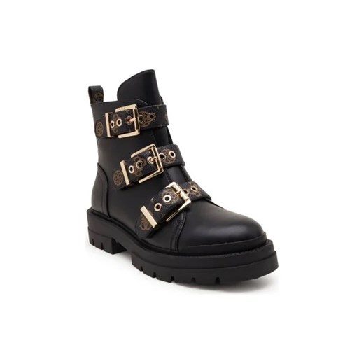 Guess Botki OBIA2 | z dodatkiem skóry Guess 38 wyprzedaż Gomez Fashion Store