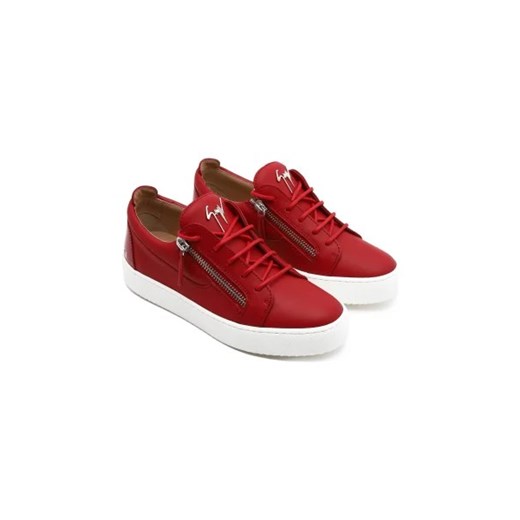 Giuseppe Zanotti Skórzane trampki LOGOBALL/SLOGAN LAV Giuseppe Zanotti 44 okazja Gomez Fashion Store