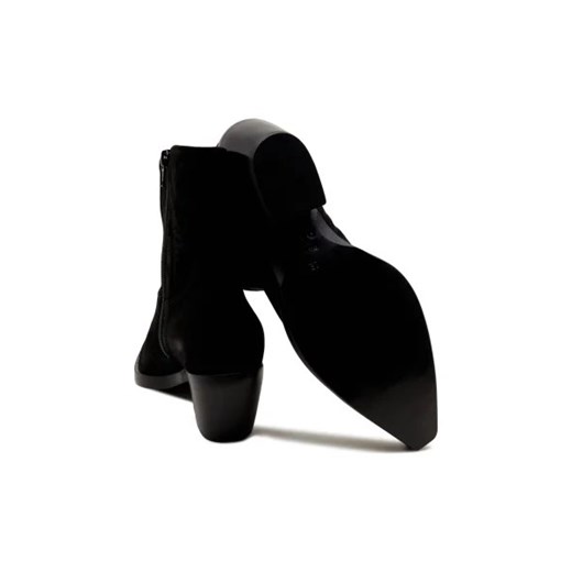 Pinko Skórzane botki MOZART TEXANO SUEDE Pinko 36 okazyjna cena Gomez Fashion Store