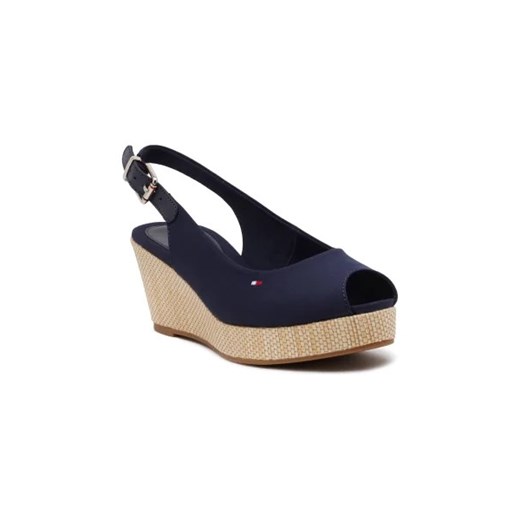 Tommy Hilfiger Koturny Iconic Elba Sling | z dodatkiem skóry ze sklepu Gomez Fashion Store w kategorii Sandały damskie - zdjęcie 173098714