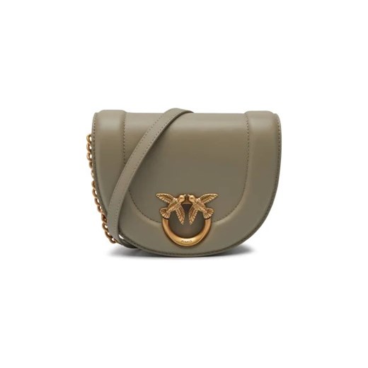 Pinko Skórzana torebka na ramię LOVE ROUND CLICK MINI Pinko One Size okazja Gomez Fashion Store
