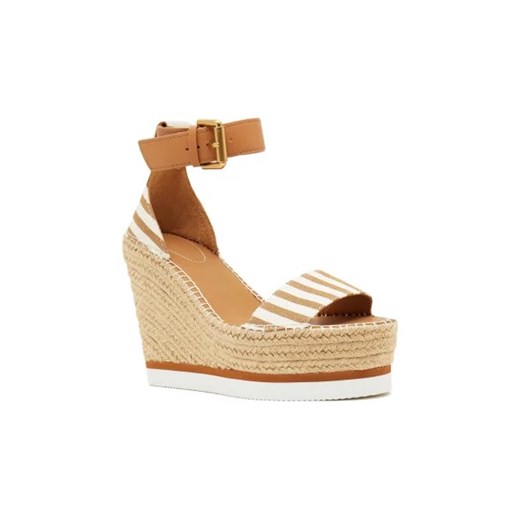 See By Chloé Koturny | z dodatkiem skóry ze sklepu Gomez Fashion Store w kategorii Espadryle damskie - zdjęcie 173101122