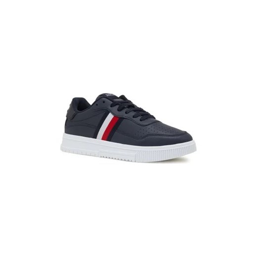 Tommy Hilfiger Skórzane sneakersy SUPERCUP STRIPES ze sklepu Gomez Fashion Store w kategorii Buty sportowe męskie - zdjęcie 173101304