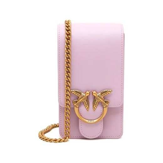 Pinko Skórzana torebka na telefon LOVE ONE SMART VITELLO SETA ze sklepu Gomez Fashion Store w kategorii Kopertówki - zdjęcie 173101470