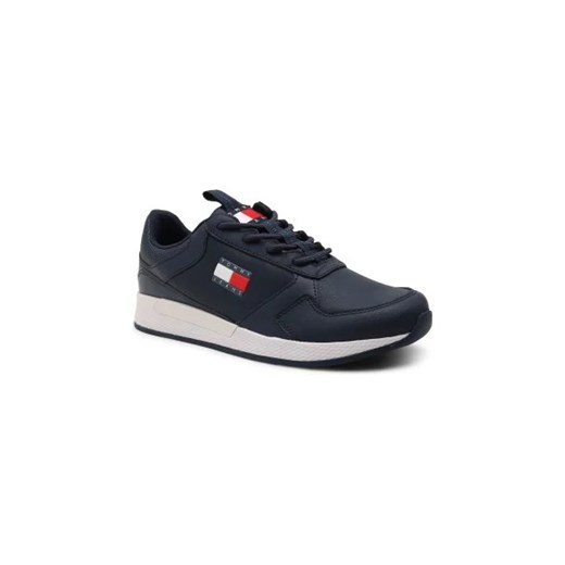 Tommy Jeans Skórzane sneakersy FLEXI RUNNER ze sklepu Gomez Fashion Store w kategorii Buty sportowe męskie - zdjęcie 173102042