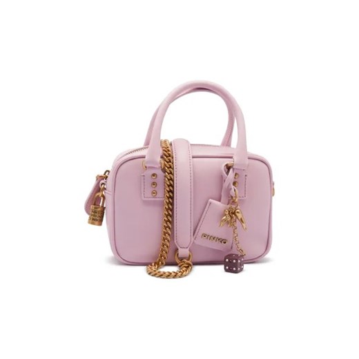 Pinko Skórzana torebka na ramię BOWLING ze sklepu Gomez Fashion Store w kategorii Kopertówki - zdjęcie 173102521