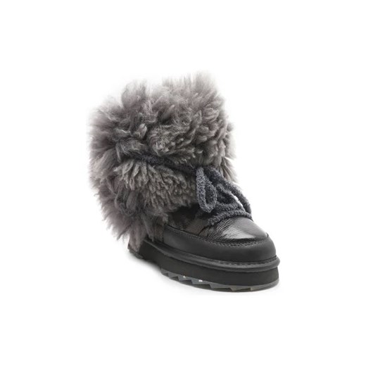 EMU Australia Skórzane śniegowce Blurred Glossy | z dodatkiem wełny Emu Australia 36 Gomez Fashion Store wyprzedaż