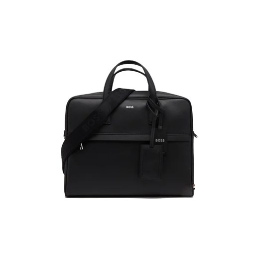 BOSS BLACK Skórzana torba na laptopa 15" Zair_S ze sklepu Gomez Fashion Store w kategorii Torby na laptopa - zdjęcie 173103521