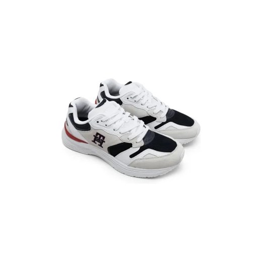 Tommy Hilfiger Sneakersy MODERN PREP | z dodatkiem skóry Tommy Hilfiger 41 okazja Gomez Fashion Store