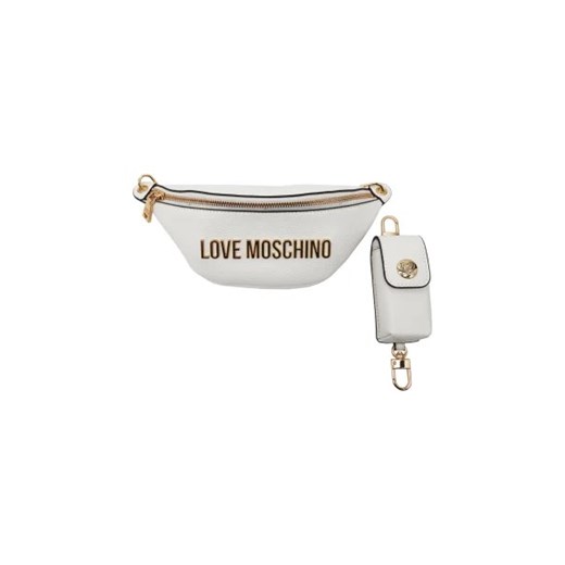 Love Moschino Skórzana saszetka nerka/torebka na ramię ze sklepu Gomez Fashion Store w kategorii Nerki - zdjęcie 173106182