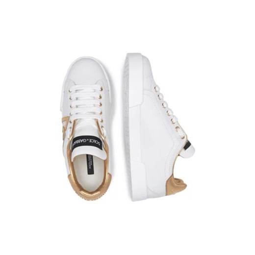 Dolce & Gabbana Skórzane trampki Dolce & Gabbana 41 wyprzedaż Gomez Fashion Store
