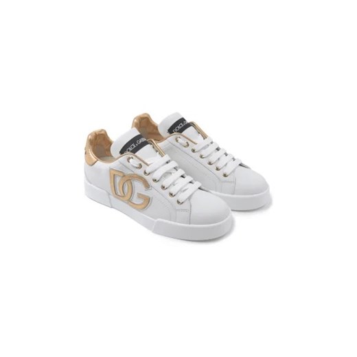 Dolce & Gabbana Skórzane trampki Dolce & Gabbana 36 okazyjna cena Gomez Fashion Store