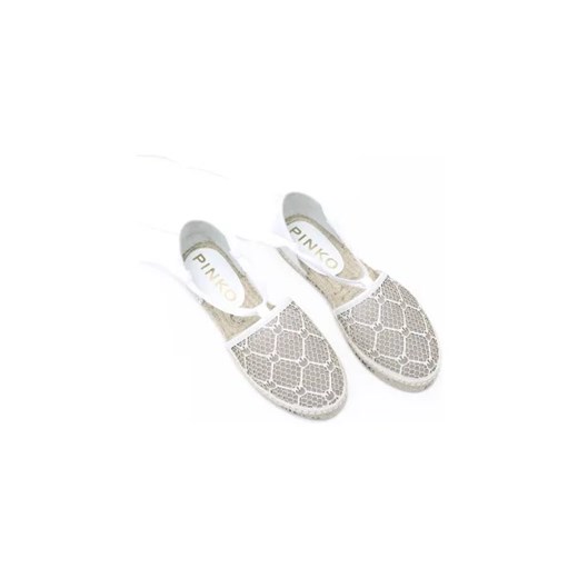 Pinko Skórzane espadryle ANGELICA Pinko 35 okazja Gomez Fashion Store