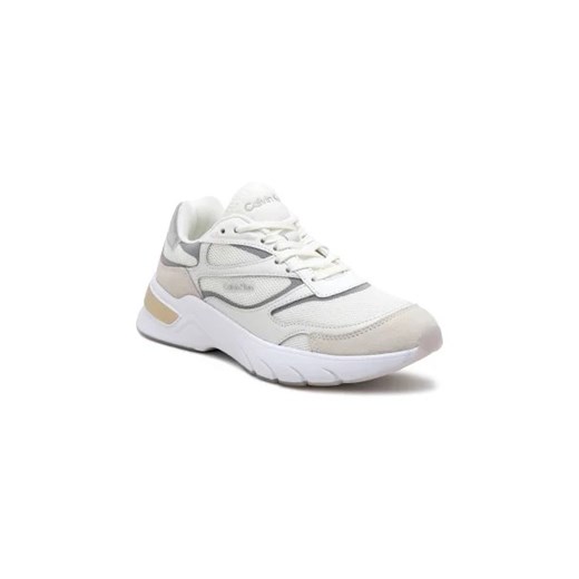 Calvin Klein Sneakersy RUNNER LACE UP MESH | z dodatkiem skóry Calvin Klein 36 wyprzedaż Gomez Fashion Store