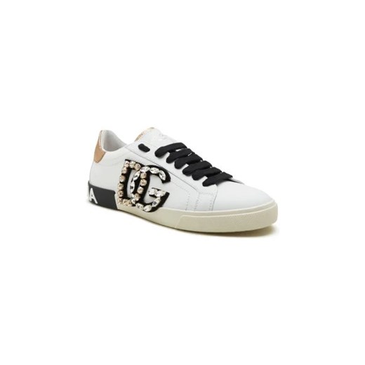 Dolce & Gabbana Skórzane trampki Dolce & Gabbana 37 okazja Gomez Fashion Store