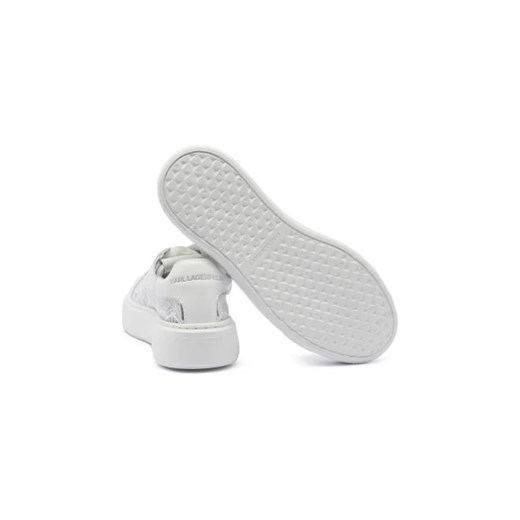 Karl Lagerfeld Koronkowe sneakersy MAXI KUP Shoji Fan | z dodatkiem skóry Karl Lagerfeld 39 okazyjna cena Gomez Fashion Store