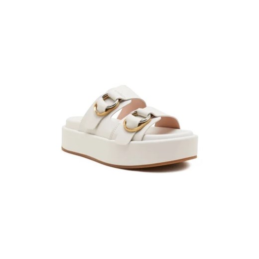 Pinko Skórzane klapki FLORES Pinko 41 okazja Gomez Fashion Store