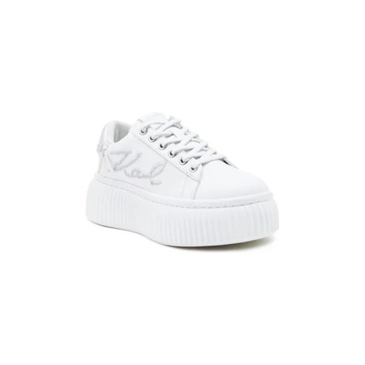 Karl Lagerfeld Skórzane sneakersy KREEPER LO Whipstitch Lo Lace Karl Lagerfeld 39 wyprzedaż Gomez Fashion Store