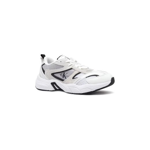 CALVIN KLEIN JEANS Sneakersy RETRO TENNIS | z dodatkiem skóry ze sklepu Gomez Fashion Store w kategorii Buty sportowe damskie - zdjęcie 173110112