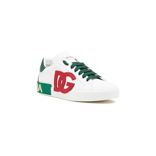 Dolce & Gabbana Skórzane sneakersy ze sklepu Gomez Fashion Store w kategorii Buty sportowe męskie - zdjęcie 173110593