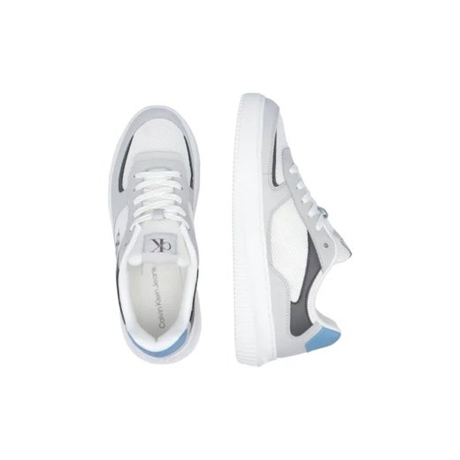 CALVIN KLEIN JEANS Sneakersy CHUNKY CUPSOLE MIX IN MET | z dodatkiem skóry 43 Gomez Fashion Store wyprzedaż