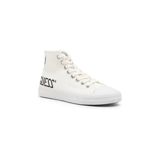 Guess Trampki EDERLE HI II | z dodatkiem skóry Guess 44 promocja Gomez Fashion Store
