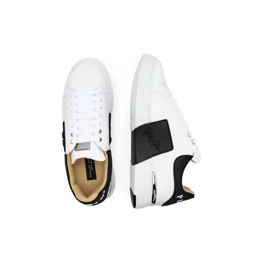 Philipp Plein Skórzane trampki 41 wyprzedaż Gomez Fashion Store