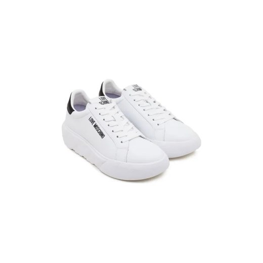 Buty sportowe damskie Love Moschino sneakersy z tworzywa sztucznego