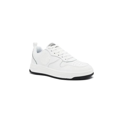 Just Cavalli Skórzane sneakersy FONDO AZULA DIS. ze sklepu Gomez Fashion Store w kategorii Buty sportowe męskie - zdjęcie 173111780